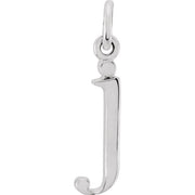 Sterling Silver Lowercase Initial j 16' Necklace