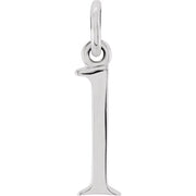 Sterling Silver Lowercase Initial l 16' Necklace