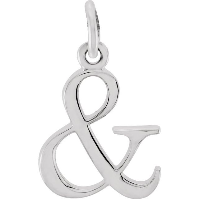 Sterling Silver Ampersand 16' Necklace