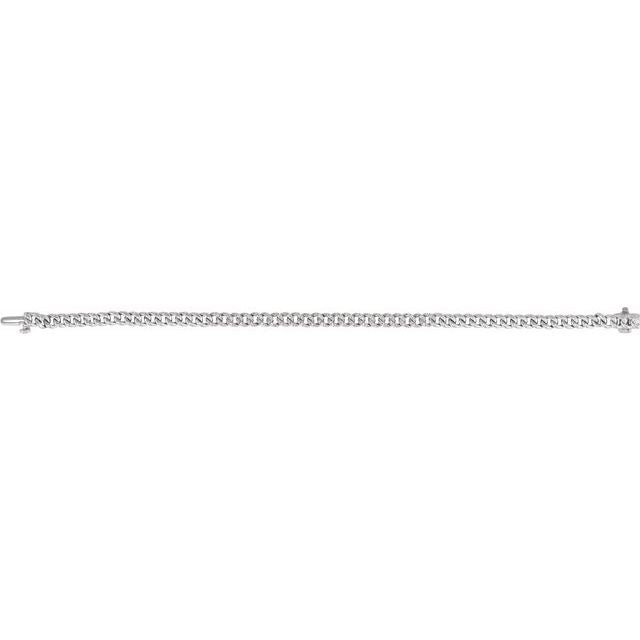 14K White 1/2 CTW Natural Diamond Link 7 1/4' Bracelet