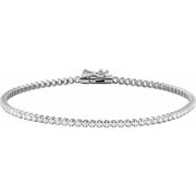 14K White 1 5/8 CTW Lab-Grown Diamond Line 7' Bracelet