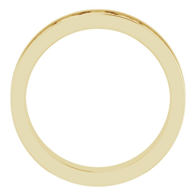 14K Yellow Sculptural Band Size 7