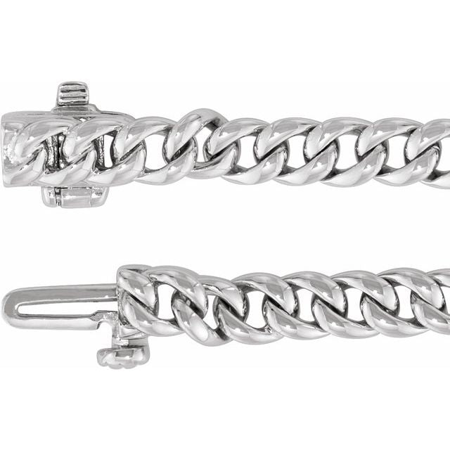 14K White 1/2 CTW Natural Diamond Link 7 1/4' Bracelet