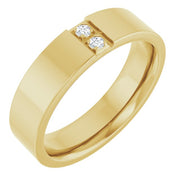 14K Yellow .05 CTW Natural Diamond Band Size 7