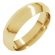18K Yellow 6 mm Trapezoid Band Size 10