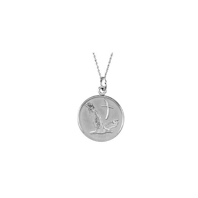 Sterling Silver Overcoming Difficulties 18' Necklace