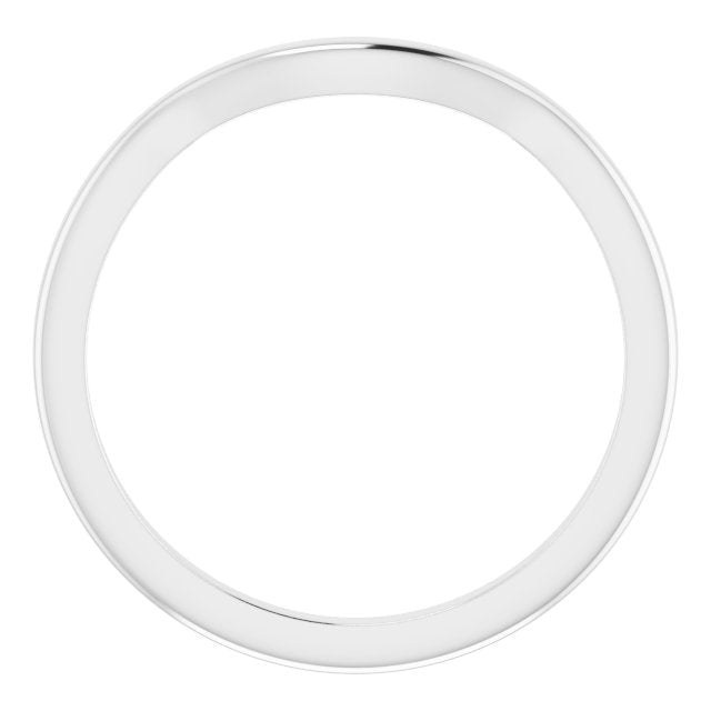 14K White Matching Band