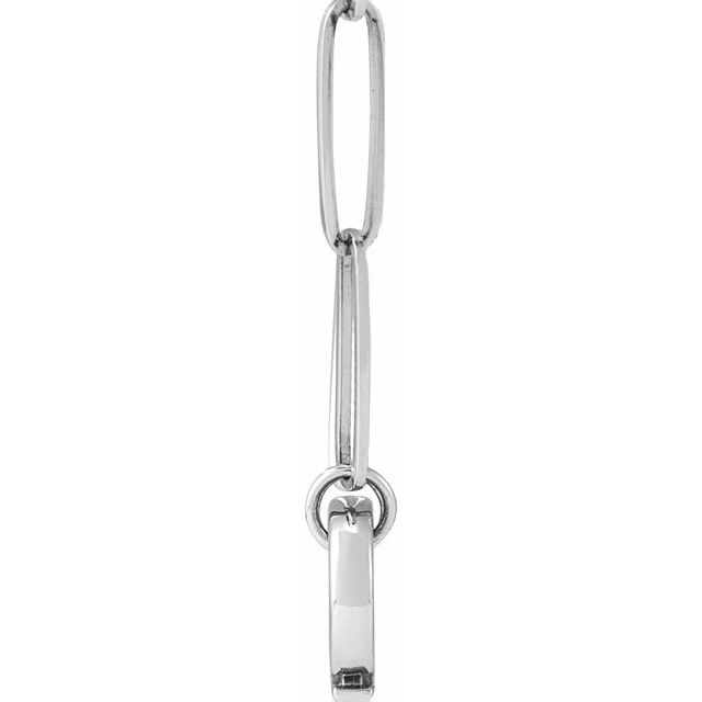 14K White Charm 16' Necklace