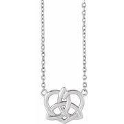 Sterling Silver Celtic-Inspired 16-18' Necklace