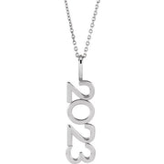 Sterling Silver 2023 Year 16-18' Necklace