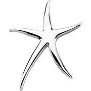 Sterling Silver Starfish Brooch/Pendant