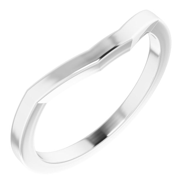 14K White Band