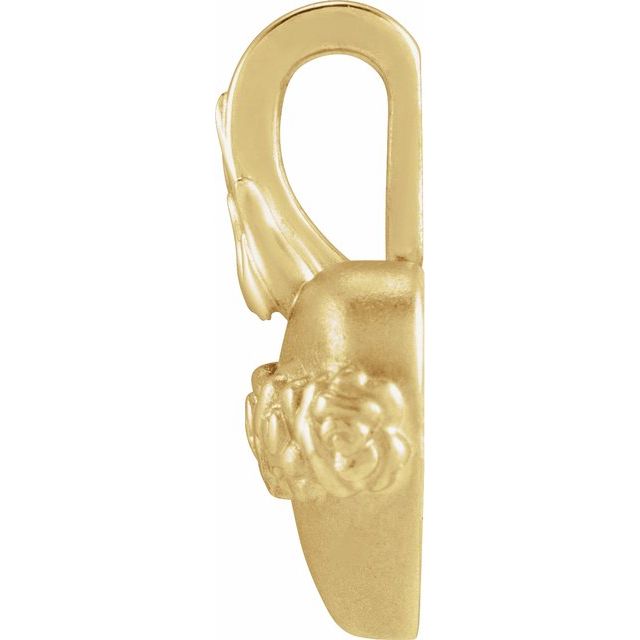 14K Yellow Immaculate Heart Of Mary Pendant