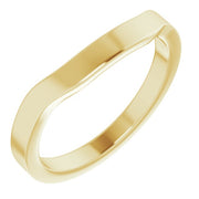 14k Yellow 5x3 Mm Contour Matching Band