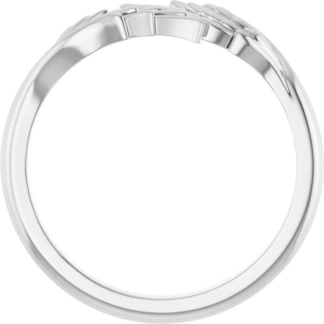 Sterling Silver Angel Wings Ring