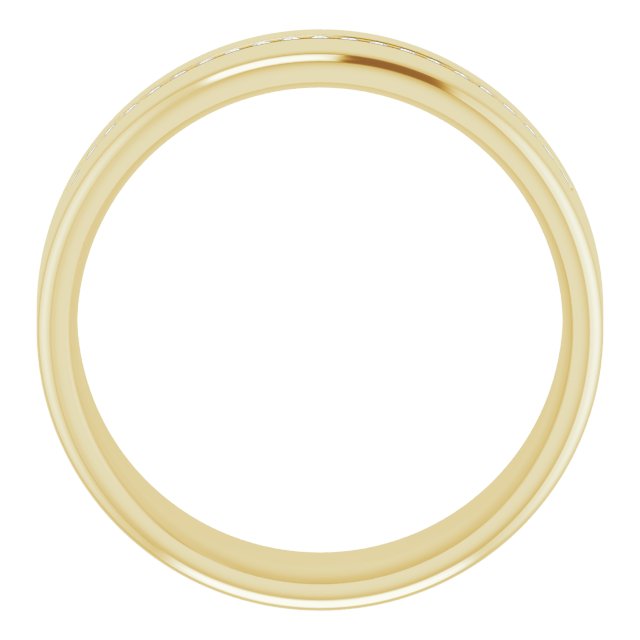 14k Yellow 0.08 Ctw Natural Diamond Band
