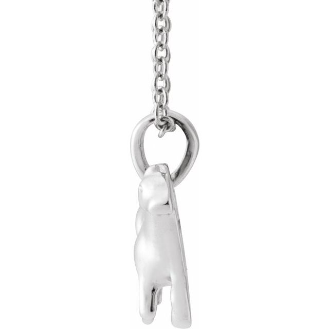Sterling Silver Horse 16-18' Necklace