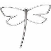 Sterling Silver Dragonfly Pendant