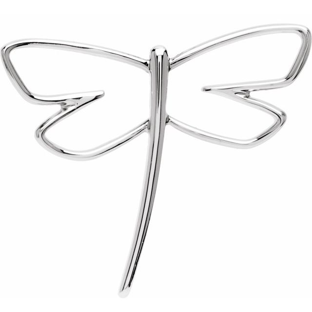 Sterling Silver Dragonfly Pendant