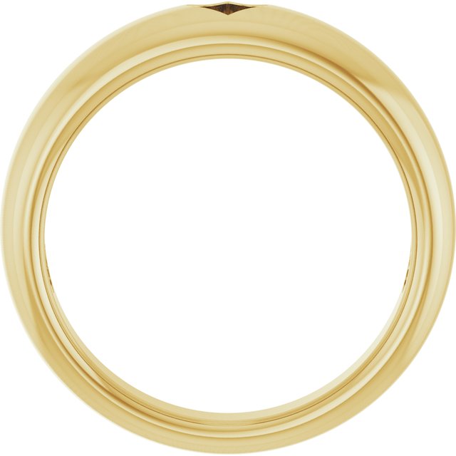 14K Yellow Pierced Heart Ring