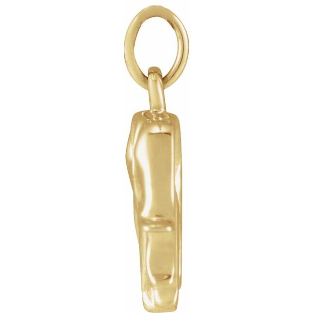14K Yellow Elephant Pendant