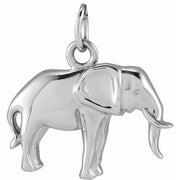 Sterling Silver Elephant Pendant