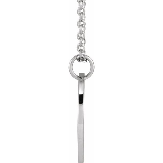 Sterling Silver Chrysanthemum November Birth Flower 16-18' Necklace