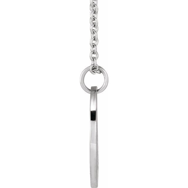 Sterling Silver Narcissus December Birth Flower 16-18' Necklace
