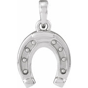 Sterling Silver Horseshoe Pendant