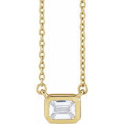 14K Yellow 1/2 CTW Lab-Grown Diamond Adjustable 16-18' Necklace