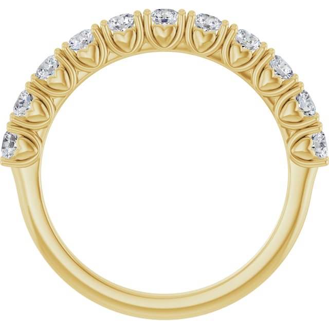 14K Yellow .04 CTW Natural Diamond Anniversary Band