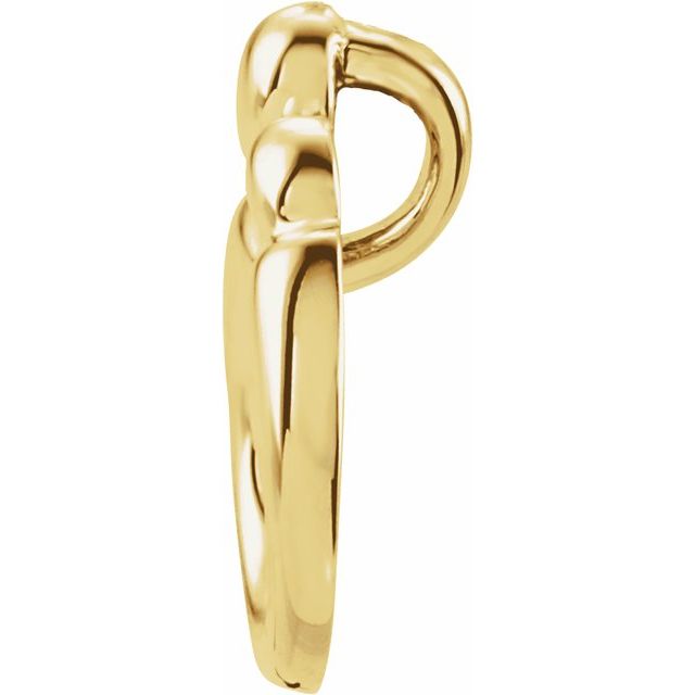 14K Yellow 20.5x13.5 mm Mother and Child® Slide Pendant