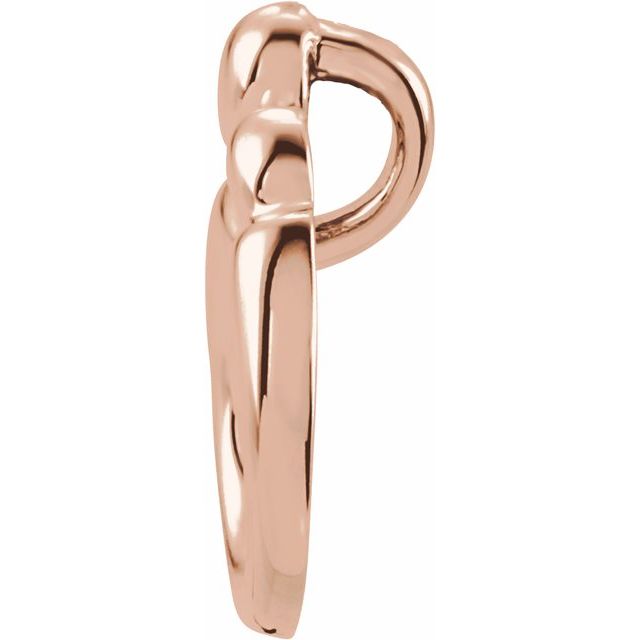 14K Rose 14.5x9.8 mm Mother and Child® Slide Pendant