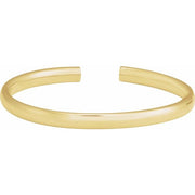 14K Yellow 5 mm Hinged Cuff 7' Bracelet
