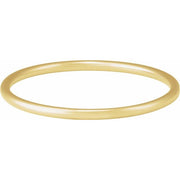 14K Yellow 4 mm Bangle 7 1/2' Bracelet