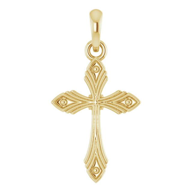 Vintage-Inspired Cross Necklace or Pendant