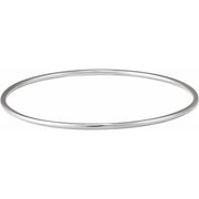 Sterling Silver 2 mm Bangle 7 1/2' Bracelet