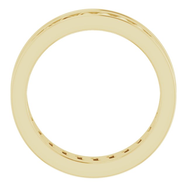 14K Yellow 6.3 mm Curb Link Band Size 7