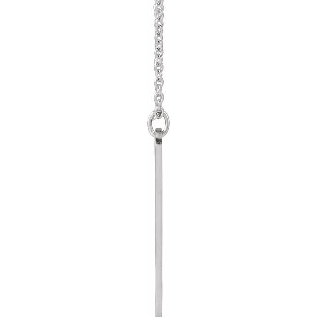 Sterling Silver Engravable Paw Print 16-18' Necklace