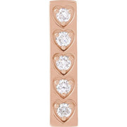 14K Rose 1/5 CTW Natural Diamond Pendant