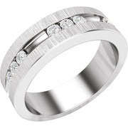 14K White 1/2 CTW Lab-Grown Diamond Band