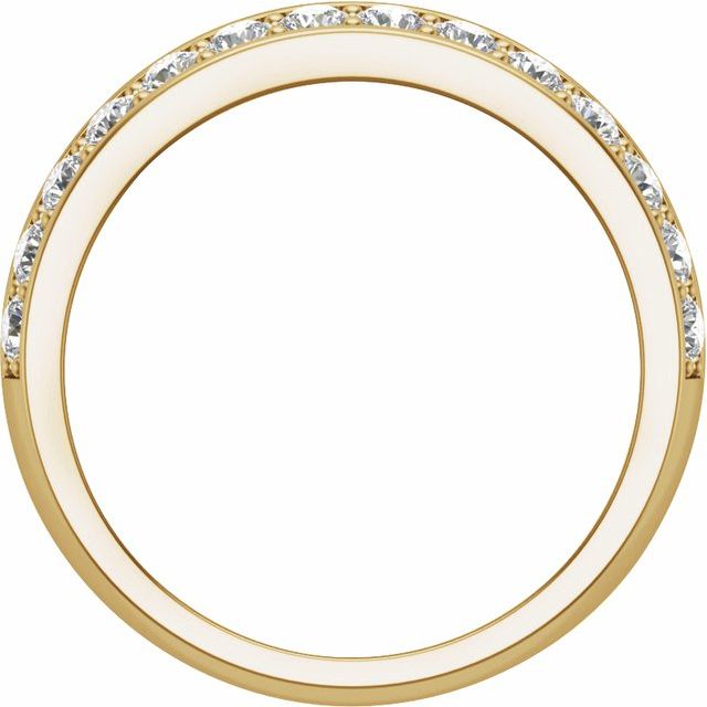 14K Yellow 2 CTW Lab-Grown Diamond Band
