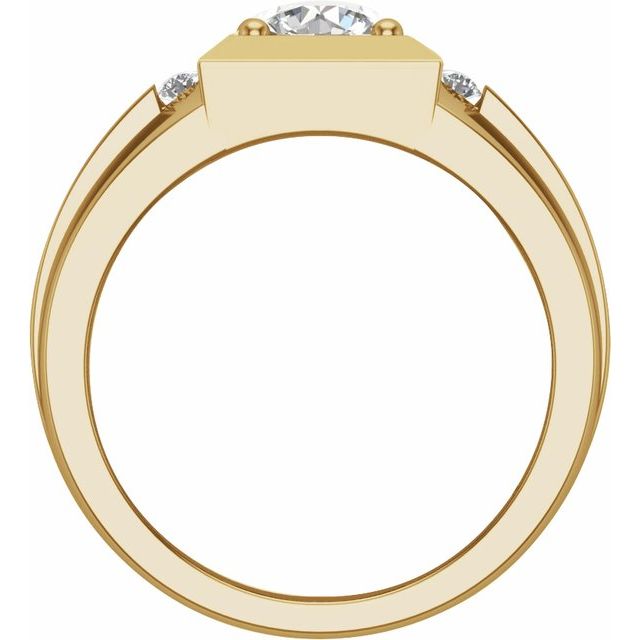 14K Yellow 1 3/4 CTW Lab-Grown Diamond Band