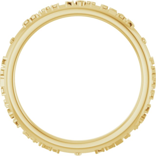 14K Yellow Faith Not Fear Ring