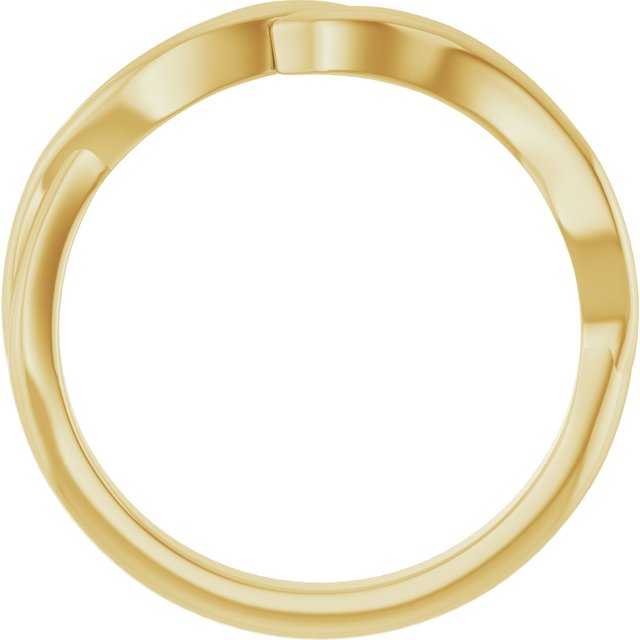 14K Yellow Stackable Ring