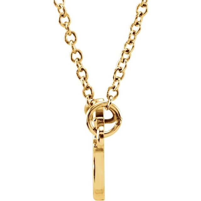 18k Yellow Vermeil Tiny Posh® Lotus 16-18' Necklace