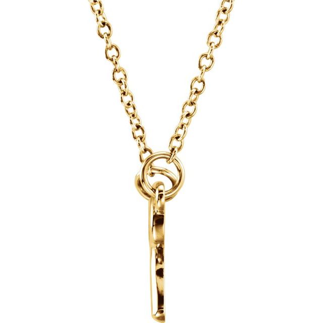 18k Yellow Vermeil Tiny Posh® Knotted Bow 16-18' Necklace