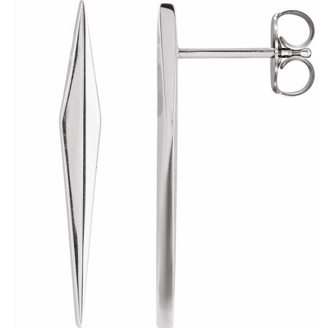Sterling Silver Geometric Earrings