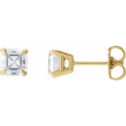 14k Yellow 5/8 Ctw Natural Diamond Earrings