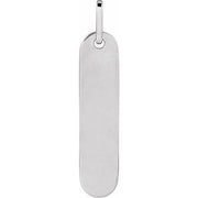 Sterling Silver Engravable Bar Pendant